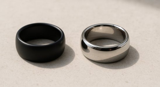 Smart ring rivalry: two sleek smart rings side by side